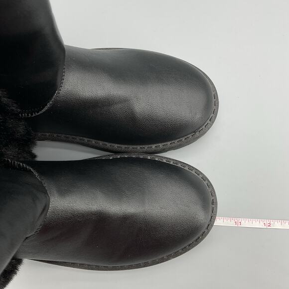 NEW Journee Collection Women’s Cleeo Winter Boots Black Size 7 - Picture 8 of 11